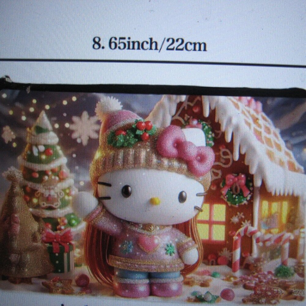 Sanrio Hello Kitty Gingerbread Christmas Case Pouch bag